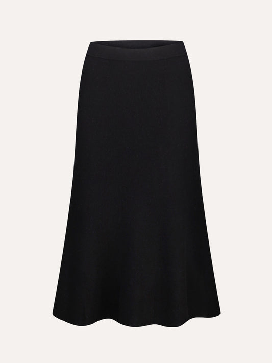 Cashmere Vivi Skirt in Black