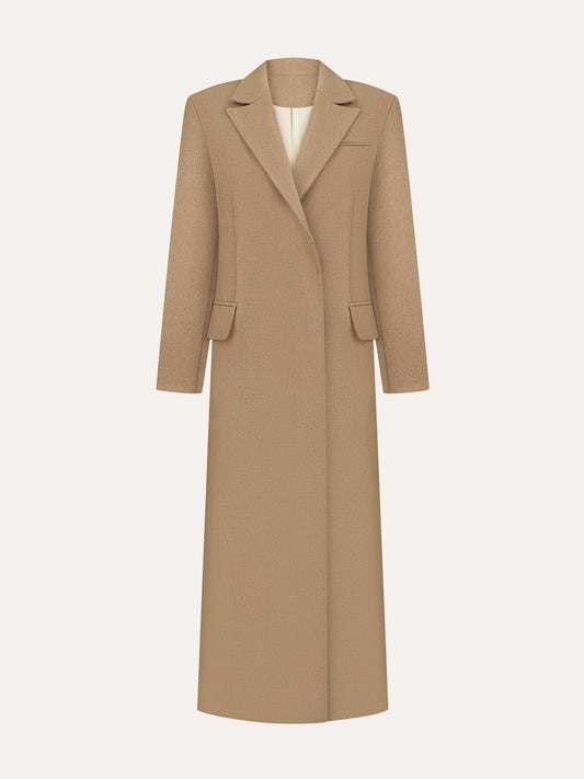 Cashmere Double Mia Coat in Beige